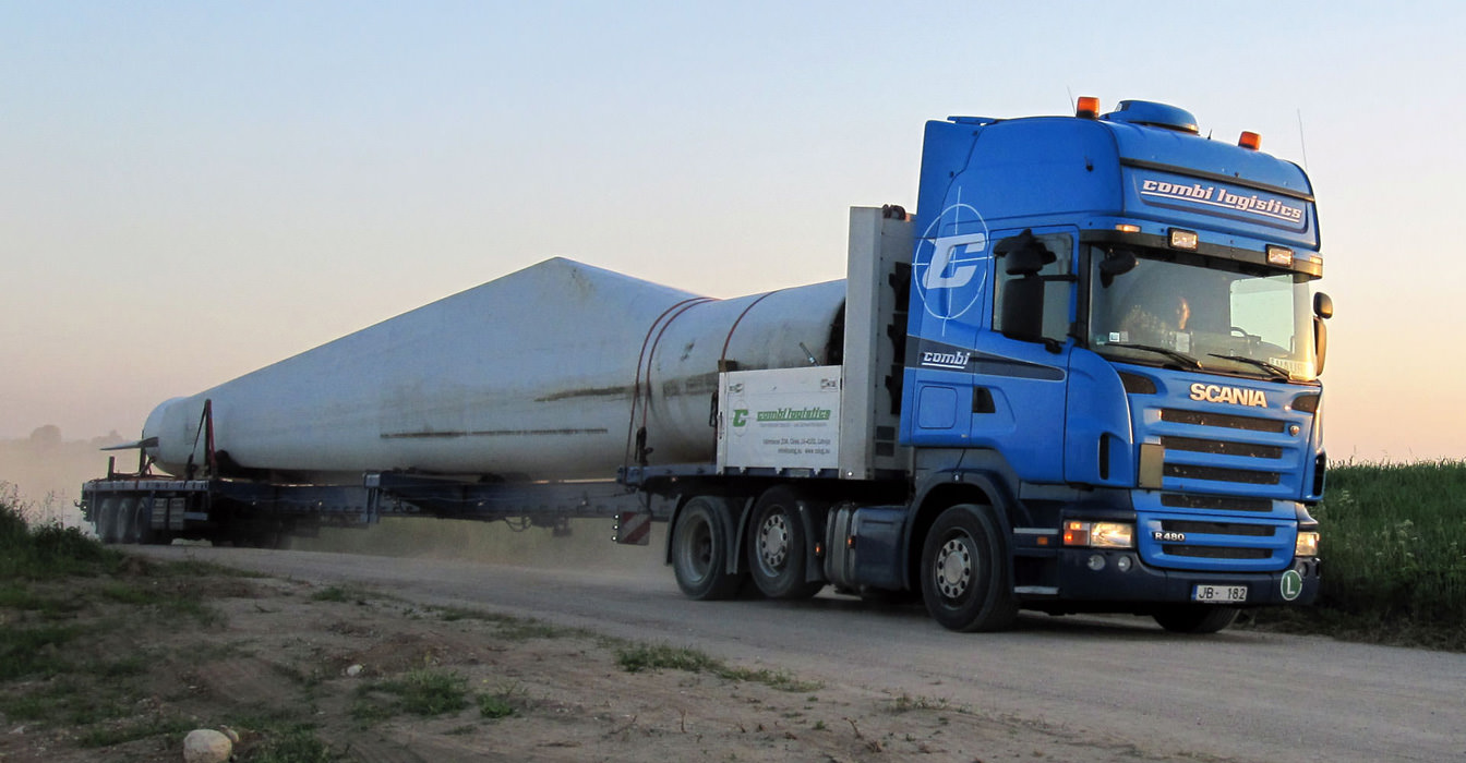 Windkraftanlagentransport